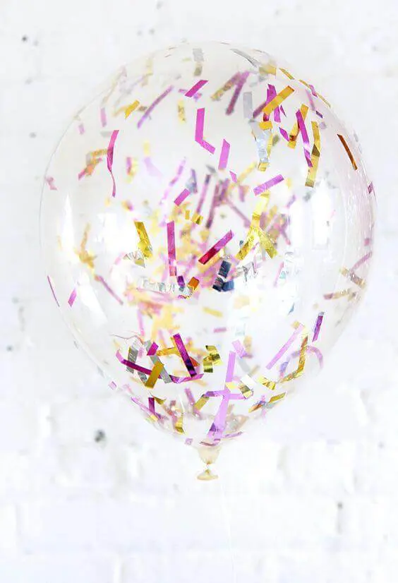 Balloons Lane offers a beautiful selection of confetti balloons filled with gold, silver, and purple confetti, perfect for adding sparkle and glam to your anniversary party. Choose from a wide variety of colors