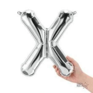 Silver Latex Letter Balloon for Celebrations and Decorations in Brooklyn