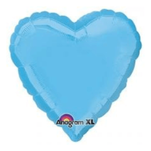 Balloons Lane uses colors PALE BLUE Latex Column mylar heart balloons to create multiple colorful designs for your Event-party decorations-function