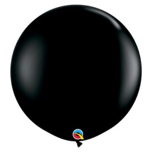 Onyx Black Sempertex balloon color chart to create multiple designs for party decorations
