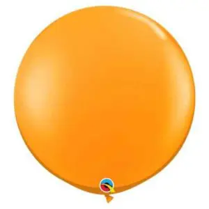 Orange Double Stuffed Qualatex Balloon for Vibrant Event Decorations