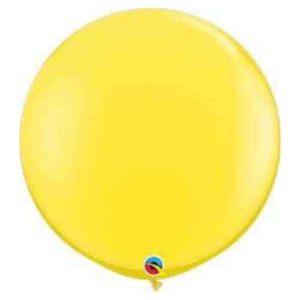 Bright Yellow Qualatex Balloon for Cheerful and Fun Decor