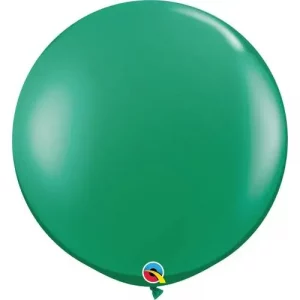 Balloons Lane Balloon delivery Soho in using colors Qualatex Emerald Green latex balloon Occasion-balloon Centerpiece for Occasion a party for the one-year-old birthday