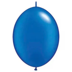 Pearl Sapphire Blue balloon by Balloons Lane with a glossy finish, that can be used for a variety of occasions.