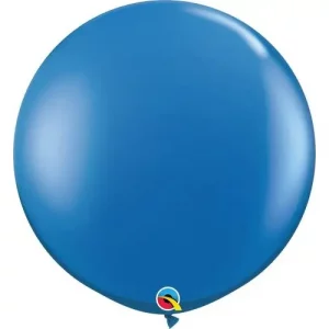 Qualatex Pearl Sapphire Blue balloon by Balloons Lane with a glossy finish, that can be used for a variety of occasions.