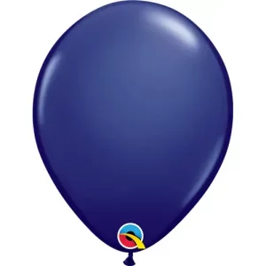 Navy Blue Tuftex balloon by Balloon Lanes with a glossy finish, that can be used for a variety of occasions.