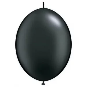 A Qualatex Pearl Onyx Black latex balloons from Balloons Lane to create a dramatic atmosphere with these black balloons.