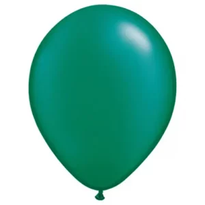 Balloons Lane Balloon delivery Staten Island in using colors Qualatex Pearl Emerald Green latex balloon Anniversary-balloon Column for Anniversary a party for the first birthday