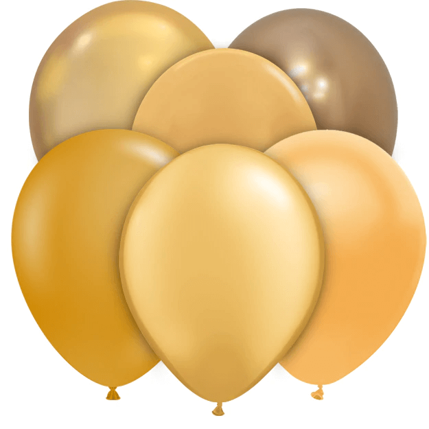 Qualatex Gold Latex Balloons in New York City