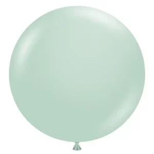 A TUFTEX EMPOWER MINT latex balloon by Balloons Lane is perfect for adding color to all the celebrations