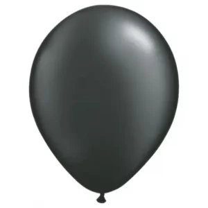 A Qualatex Pearl Onyx Black latex balloons from Balloons Lane to create a dramatic atmosphere with these black balloons.