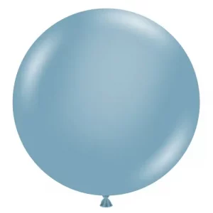 Blue Slate Tuftex balloon by Balloons Lane with a glossy finish, that can be used for a variety of occasions.