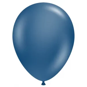 NAVY Blue Tuftex balloon by Balloons Lane with a glossy finish, that can be used for a variety of occasions.