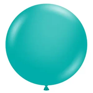 Balloons Lane Balloon delivery NYC in using colors TUFTEX Teal latex balloon Birthday-balloon Bouquet for a Birthday party for the first birthday