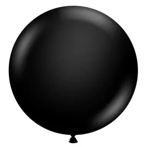 A Tueftex Black balloons from Balloons Lane to create a dramatic atmosphere with these black balloons.