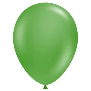 A TUFTEX GREEN latex balloon by Balloons Lane is perfect for adding color to all the celebrations