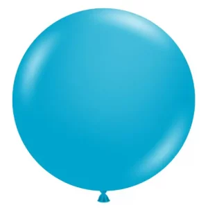 Balloons Lane Balloon delivery New York City in using colors TUFTEX Pearl Sky Blue latex balloon Party-balloon Arch for a party for the one year old birthday