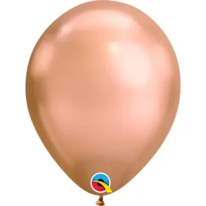 Qualatex Chrome Rose Gold Balloons are a versatile and timeless decoration that can be used in a variety of styles and events