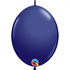 Qualatex Navy Blue balloon by Balloons Lane with a glossy finish, that can be used for a variety of occasions.