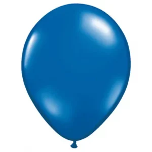 Qualatex Pearl Sapphire Blue balloon by Balloons Lane with a glossy finish, that can be used for a variety of occasions.