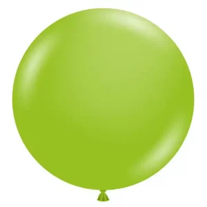 A TUFTEX LIME GREEN latex balloon by Balloons Lane is perfect for adding color to all the celebrations