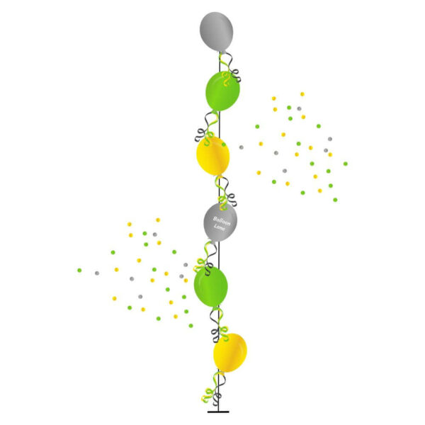 Single Line Tree of 6 Balloons Balloons Lane Balloon Perfect for birthdays, weddings, or any other special occasion, these balloons are sure to impress your guests and create a festive atmosphere.