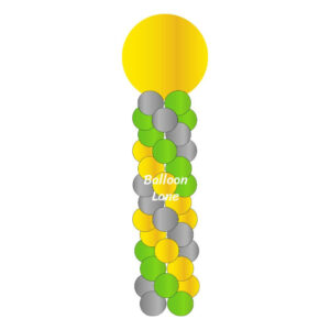 Round Topper Balloons Column. Perfect for birthdays, weddings, or any other special occasion, these balloons are sure to impress your guests and create a festive atmosphere.