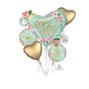 Happy Marriage With Miss &Mess Balloons Lane Lane Balloon delivery New York City delivery using Color Green Skyblue Yellow White Orange Brown Red Purple Column for the first birthday Party