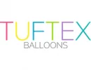TUFTEX latex balloon in assorted colors and sizes.
